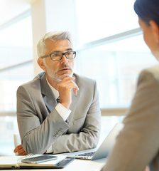 People meeting in office